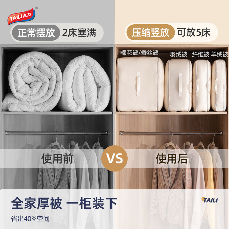 太力旅行行李箱收纳袋可压缩羽绒服衣服衣物整理包旅游出差收纳包,淘宝优惠券,粉丝福利购,淘宝优惠卷