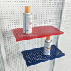 Perforated board shelf hanging board, upper wall perforated board, perforated board partition, porous board, small shelf, pallet bracket