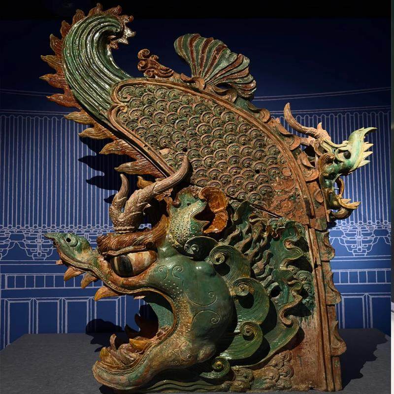 【山西大同博物院】晋侯鸟尊鸱吻文创冰箱贴旅游纪念品伴手礼金属