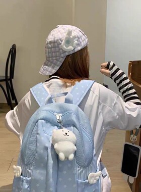 Y2K甜酷辣妹风翅膀棒球帽女春夏可爱卡通亚文化显脸小遮阳鸭舌帽