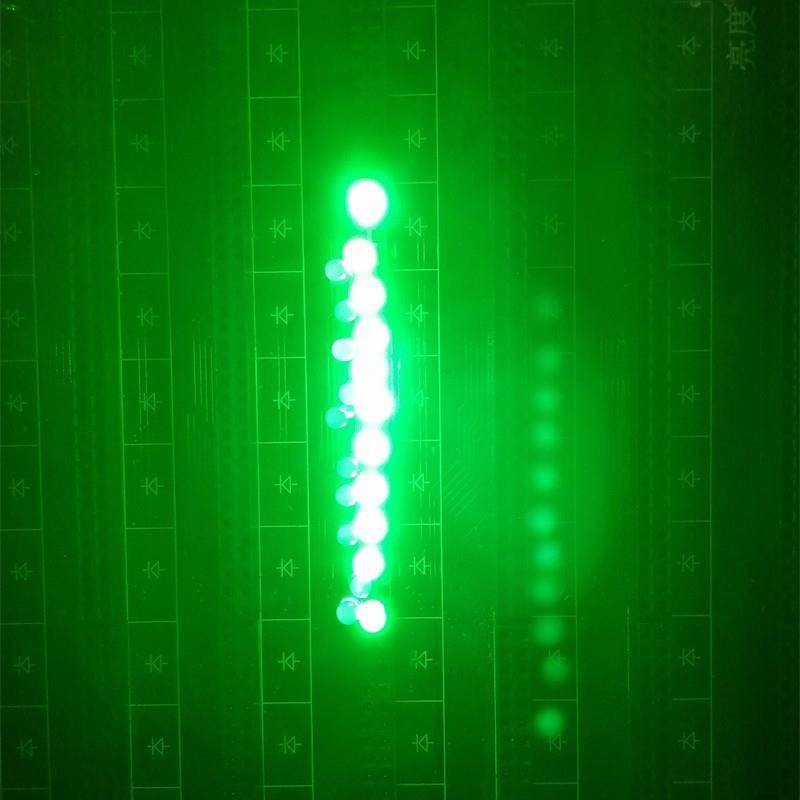 F5内凹有边透明白发翠绿光翠绿色LED直插灯珠5mm超高亮发光二极管,淘宝优惠券,粉丝福利购,淘宝优惠卷