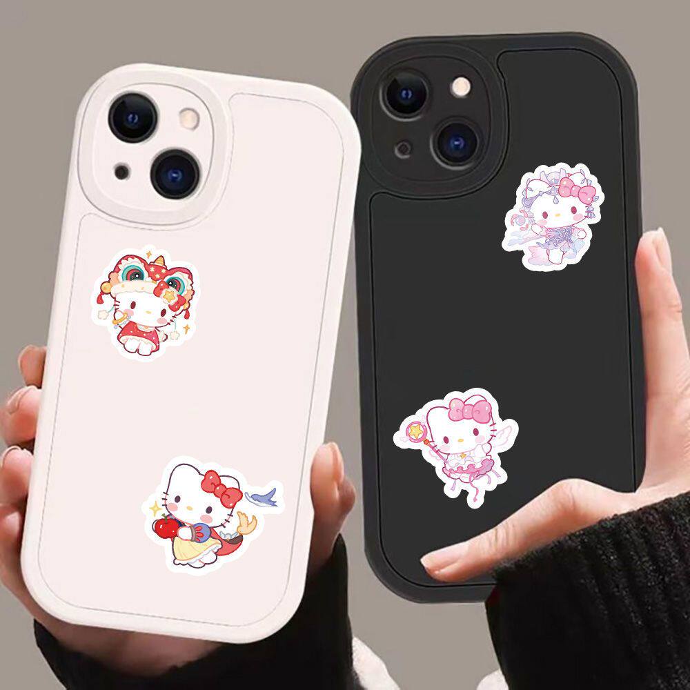 240张卡通可爱HelloKitty贴纸创意DIY手账装饰笔记本手机散装贴画 - 图2