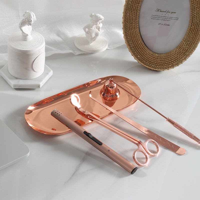 灭烛剪香薰蜡烛护理剪刀工具四件套装托盘灭烛器灯芯剪铃铛灭烛罩,淘宝优惠券,粉丝福利购,淘宝优惠卷