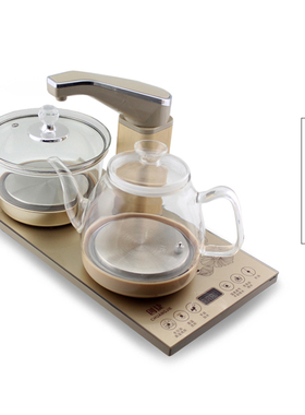 茶吧机水壶自动上水茶台烧水壶配件玻璃电热水壶小五环茶具炉单壶