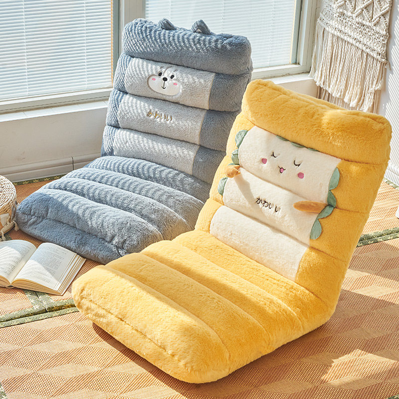 Lazy sofa Japanese tatami single bed computer backrest? chair cushion small apartment bedroom balcony bay window cushion