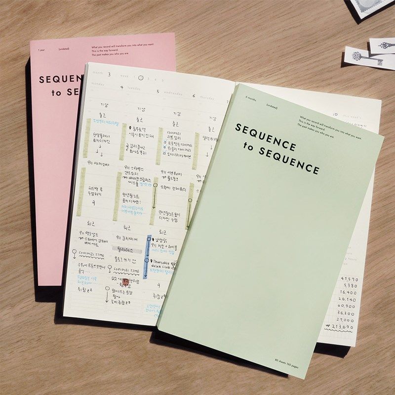 韩国Be on D手持便携万年历时间轴周计划本手帐日程本子6个月/1年,淘宝优惠券,粉丝福利购,淘宝优惠卷