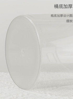 亚克力透明醒花桶花店专用养花桶家用鲜花大号法式塑料装深水花瓶