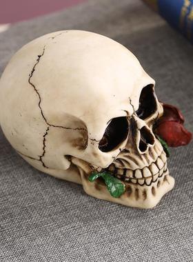 创意杂货工艺品摆件 骷髅头烟灰缸家居饰品摆件情趣骷髅头像装饰