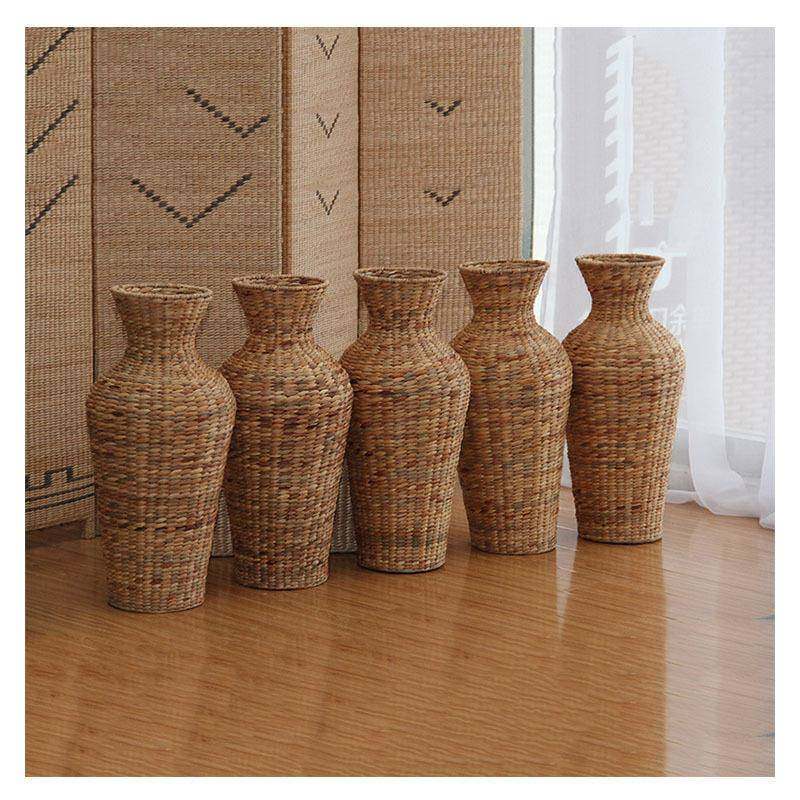 供应草编花瓶藤编水葫芦草花瓶摆件手工饰品一手,淘宝优惠券,粉丝福利购,淘宝优惠卷