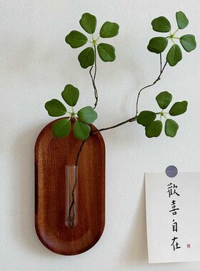 中古风客厅diy墙面上装饰水培花瓶壁挂创意餐厅挂件背景墙装饰品