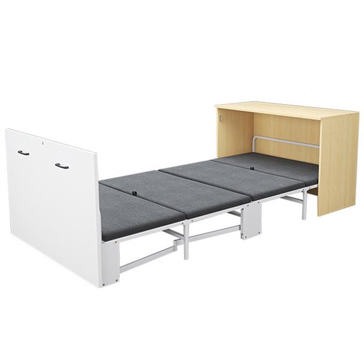 升级气动杆隐形午休折叠床书桌柜一体办公室午睡伸缩家用五金配件 - 图3