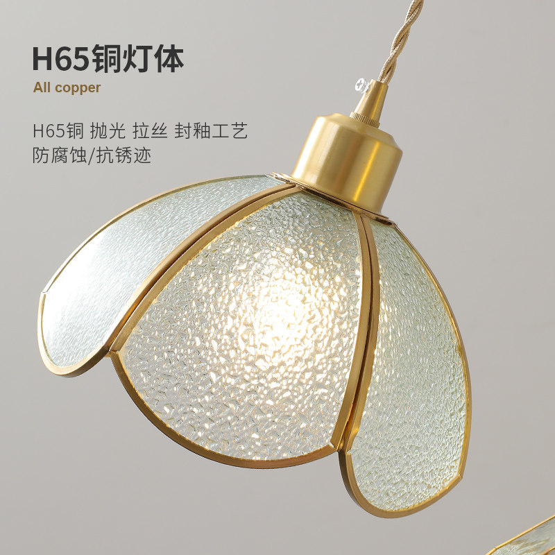 日式复古黄铜餐厅吊灯三头文艺小众餐桌灯橱窗吧台饭厅卧室床头灯,淘宝优惠券,粉丝福利购,淘宝优惠卷