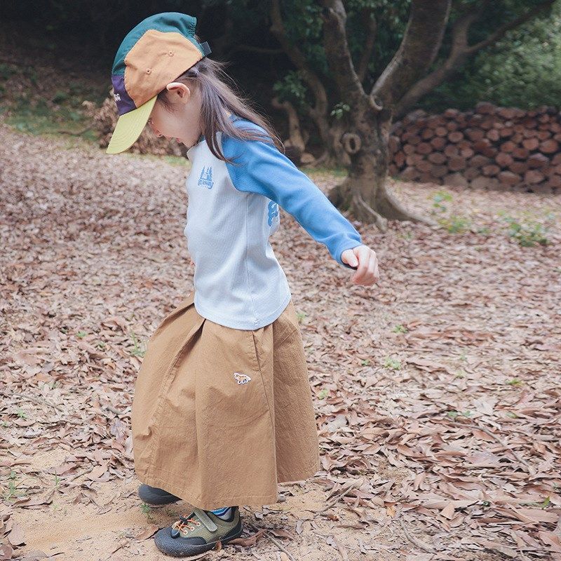 亲子装女童半身裙2025春季款山系户外运动女童防风亲肤裙子a字裙,淘宝优惠券,粉丝福利购,淘宝优惠卷