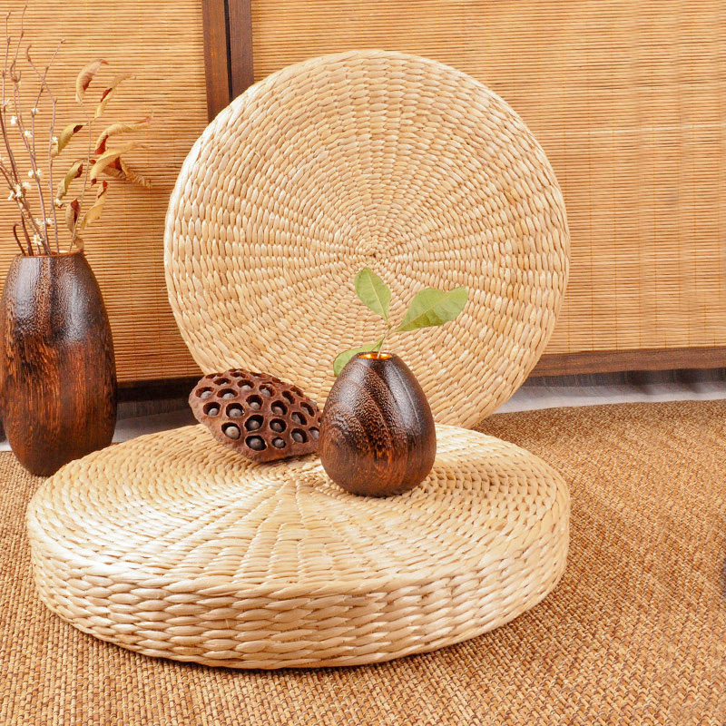 Lazy ground cushion meditation cushion futon bay window mat home bedroom tatami floor mat thickened Japanese meditation mat