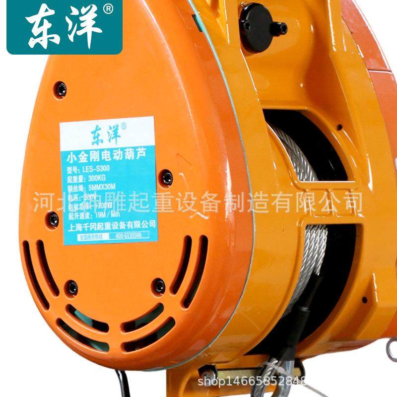 现货小金刚200KG电动葫芦起重机钢丝绳单相卷扬机悬挂提升机葫芦,淘宝优惠券,粉丝福利购,淘宝优惠卷