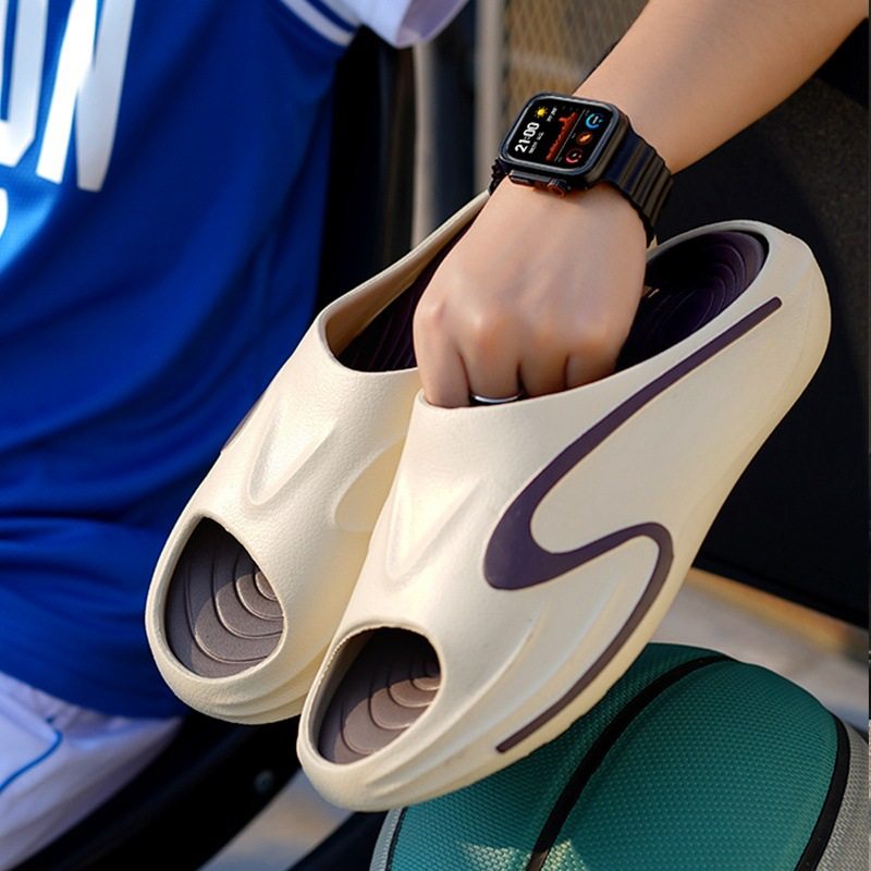 椰子拖鞋男士夏季2025新款外穿厚底防滑沙滩凉拖运动踩屎感一字拖,淘宝优惠券,粉丝福利购,淘宝优惠卷