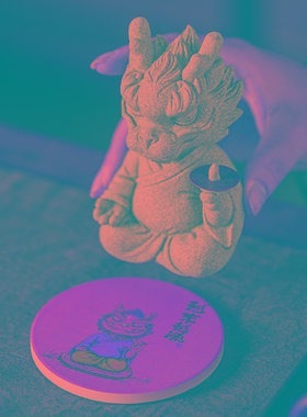 创意十二生肖招财龙茶宠摆件龙年礼物吉祥物家居客厅玄关桌面