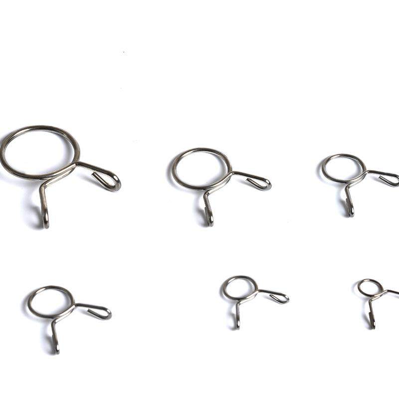 伊兰304不锈钢弹簧单钢丝卡箍手捏快装式卡扣水管管夹直销,淘宝优惠券,粉丝福利购,淘宝优惠卷