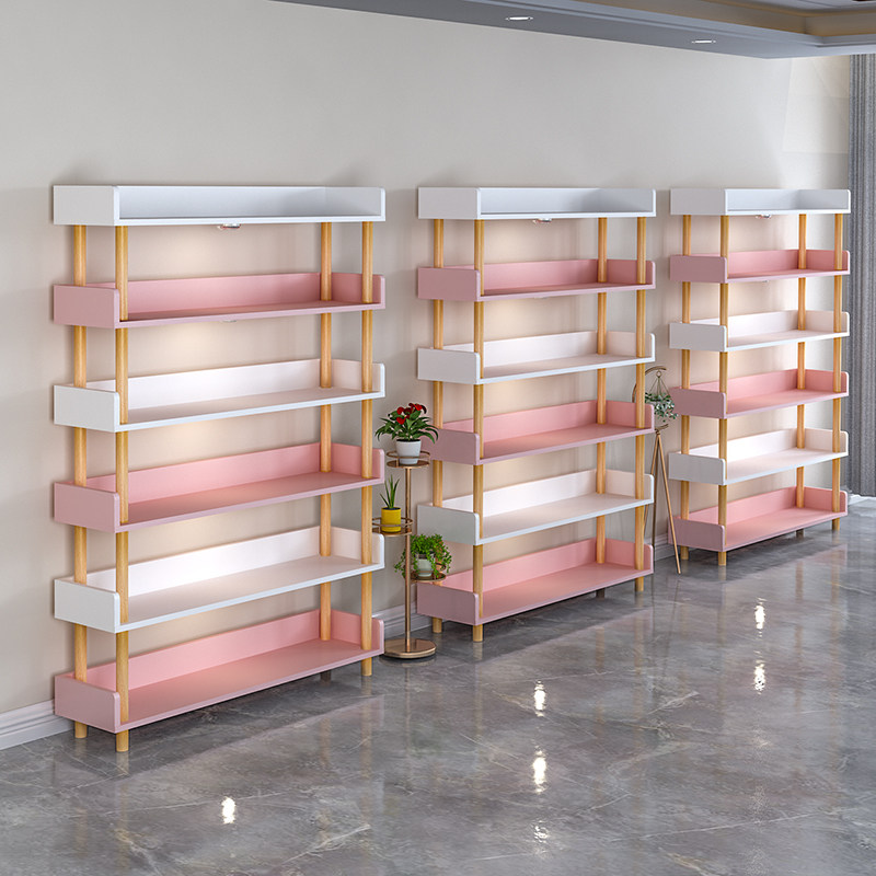 化妆品展示柜产品展示架白色陈列柜商用鞋架美甲展柜美容院货架,淘宝优惠券,粉丝福利购,淘宝优惠卷