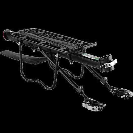 胖宽胎自行车货架 雪地沙滩山地车后货架单车后座架行李尾架配件0