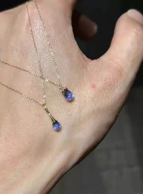 半糖甜心星夜遐想水滴锁骨链
