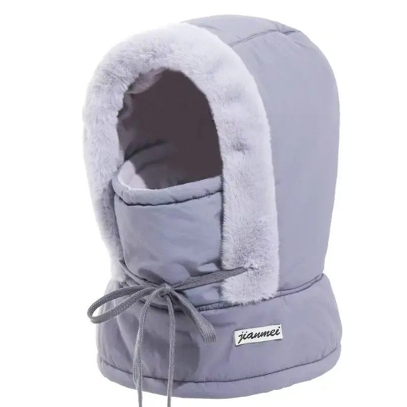 冬季保暖雷锋帽加绒加厚护耳防寒围脖一防风骑行帽男女同款帽子,淘宝优惠券,粉丝福利购,淘宝优惠卷