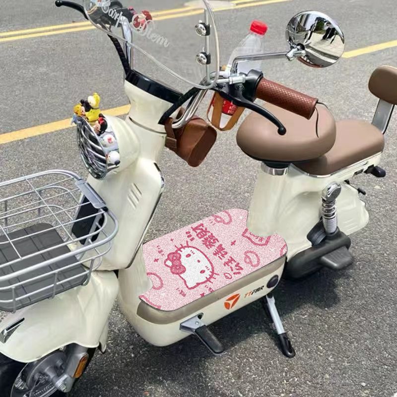 电动车脚踏垫板通用可裁剪摩托垫小型电瓶踩垫踏板防水防滑 - 图2