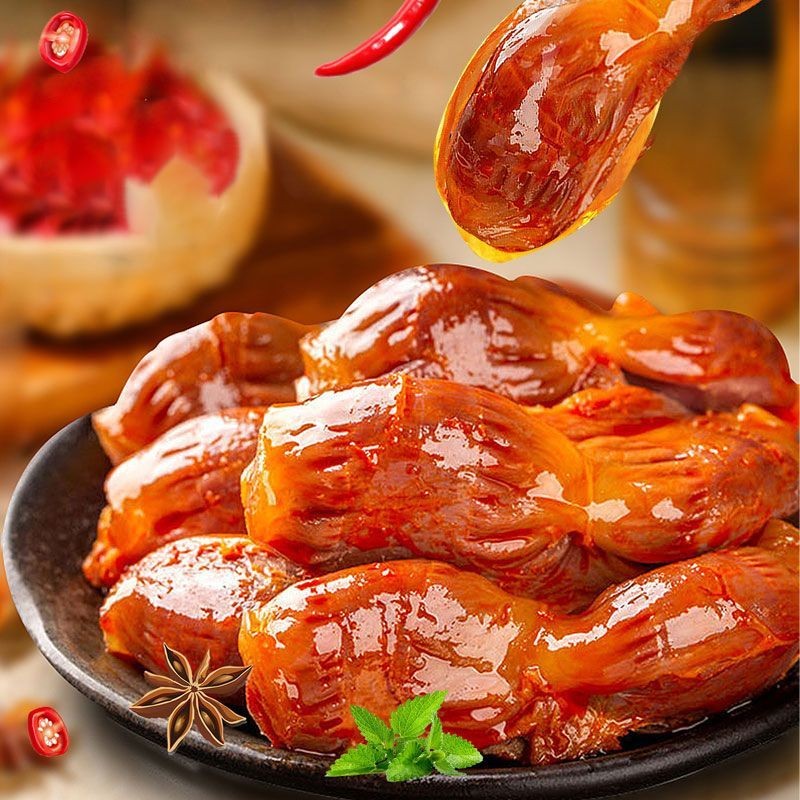 卤味香辣鸭肫独立小包装酱香鸭胗网红休闲肉类下酒菜 - 图2