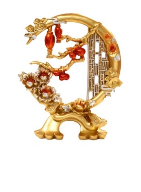 新中式福鹿电视柜高颜值摆件房间装饰品摆件乔迁新居布置装饰用品