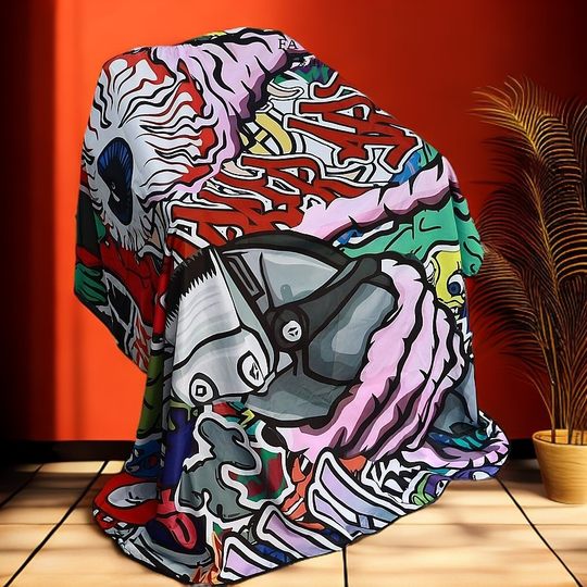 Men's haircut barbershop personalized custom high-end non-stick haircut barbershop trendy cartoon