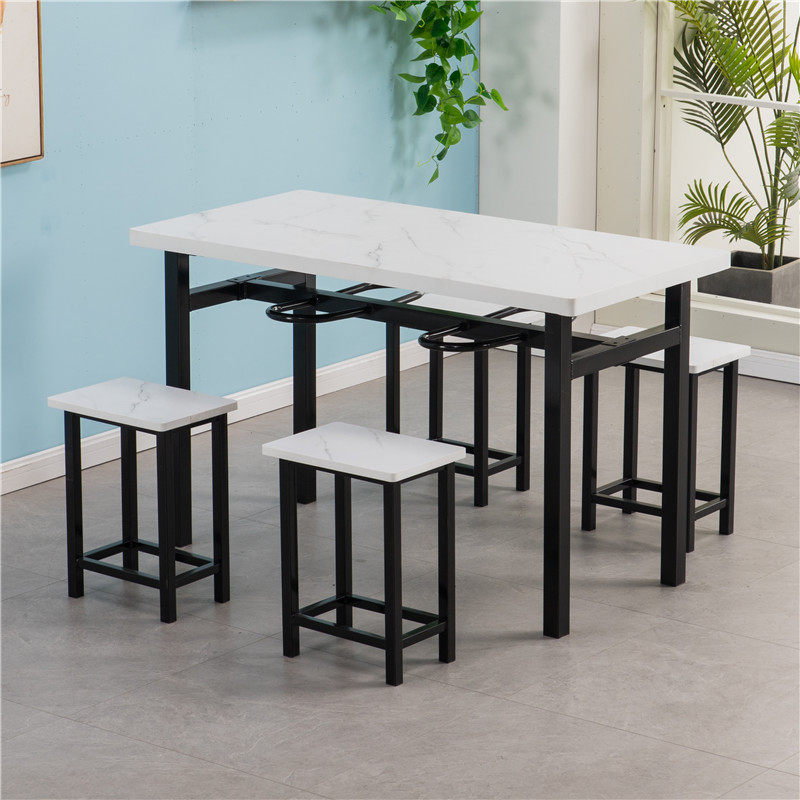 食堂餐桌椅不锈钢4人6人员工餐桌挂凳快餐小吃饭店分体组合经济型,淘宝优惠券,粉丝福利购,淘宝优惠卷