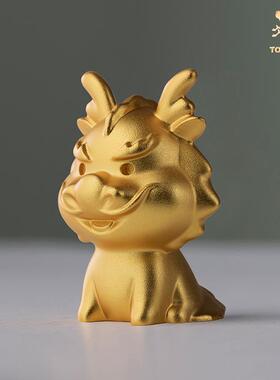 铜师傅《金韵天成十二生肖》真金鎏镀铜摆件 蛇年情人节礼物送女