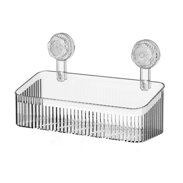 Suction cup storage rack without punching wall hanger bathroom bathroom sink kitchen storage box bathroom storage box