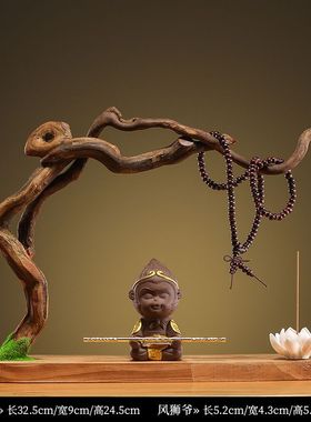 小鸟树枝站架天然实木根雕摆件风化木树根创意家居