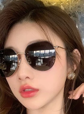 新款太阳镜墨镜女士高级感开车专用防紫外线太阳眼镜大脸显瘦防晒