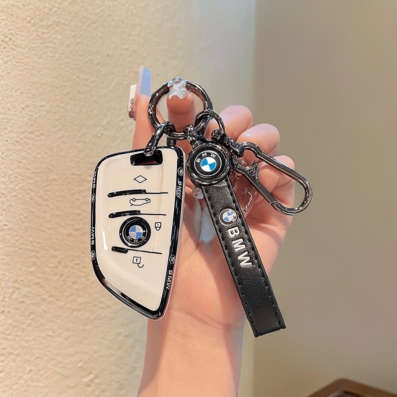 24款宝马X5钥匙扣新5系530Li包X1/X3/X7车735/740Li/iXM保护套壳 - 图2