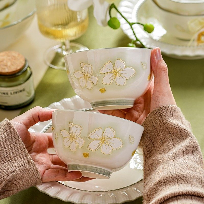 乔迁新居碗套装礼物高颜值餐具碗盘餐具家用陶瓷碗面碗餐具全套,淘宝优惠券,粉丝福利购,淘宝优惠卷