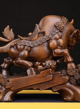 大号财势如虹牛摆件招财风水吉祥老板办公室桌面装饰店铺开业礼品