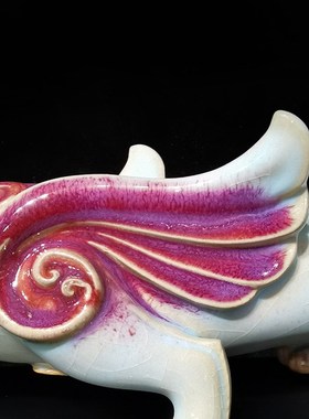 钧瓷虎年摆件纯手工老虎如虎添翼家居办公室装饰摆设开业高档礼品