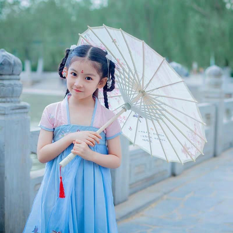 儿童古代伞古风汉服古装伞小号古典舞蹈演出女童油纸伞中国风雨伞,淘宝优惠券,粉丝福利购,淘宝优惠卷