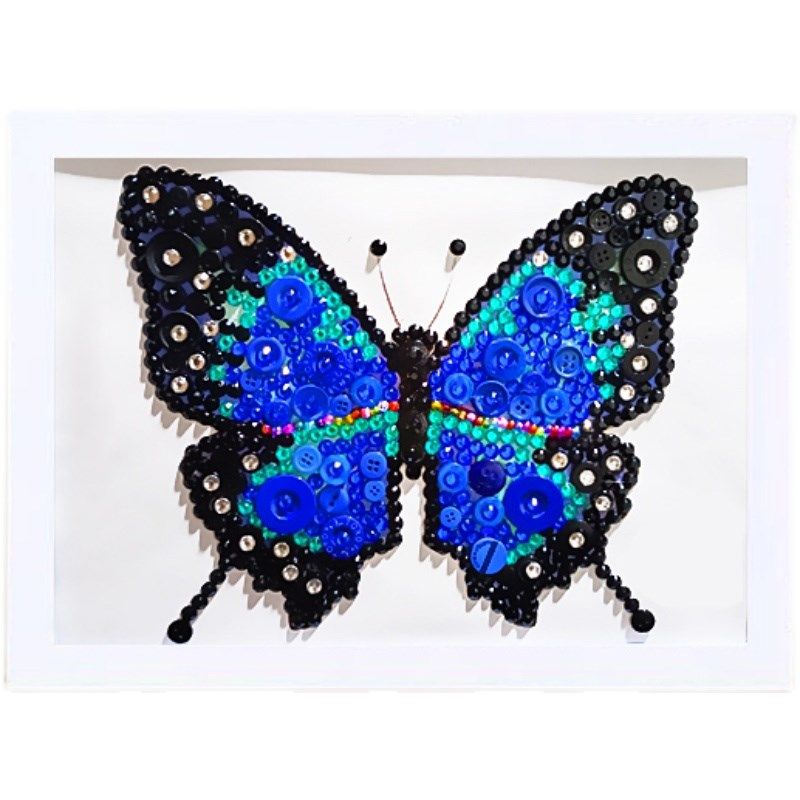 破茧成蝶 儿童手工diy制作扣子学生艺术装饰品亲子活动纽扣画材料,淘宝优惠券,粉丝福利购,淘宝优惠卷