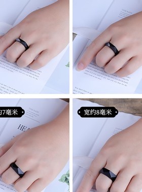 黑檀木戒指科檀绿檀木头手工定制刻字个性情侣对戒创意男女学生潮