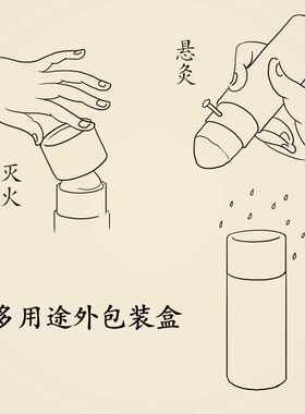 艾芯雷火灸条 加粗加大艾条 女士雷火神针 三年陈艾