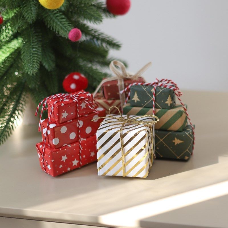 新款新年装饰迷你礼物包礼盒装饰挂件圣诞树麋鹿配件包圣诞装饰品,淘宝优惠券,粉丝福利购,淘宝优惠卷
