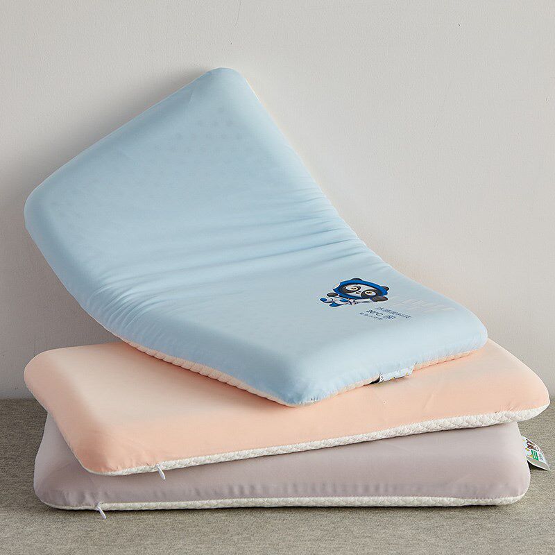 自然醒儿童凉感护颈乳胶枕芯夏季30x50宝宝幼儿园午睡学生小枕头,淘宝优惠券,粉丝福利购,淘宝优惠卷