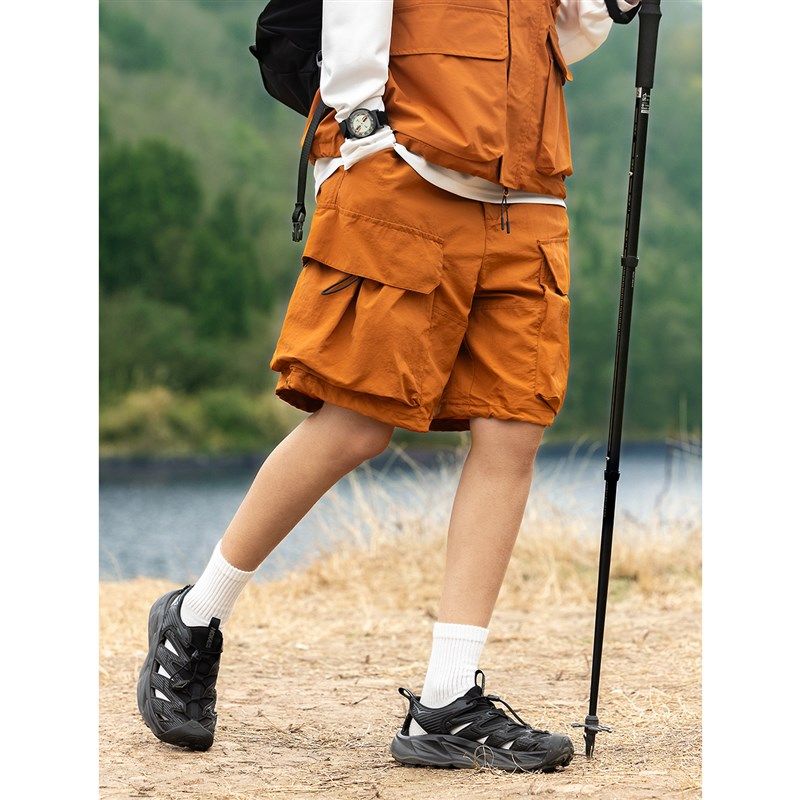 EFTC 2024夏季新款山系户外休闲工装短裤男情侣装登山多袋五分裤,淘宝优惠券,粉丝福利购,淘宝优惠卷