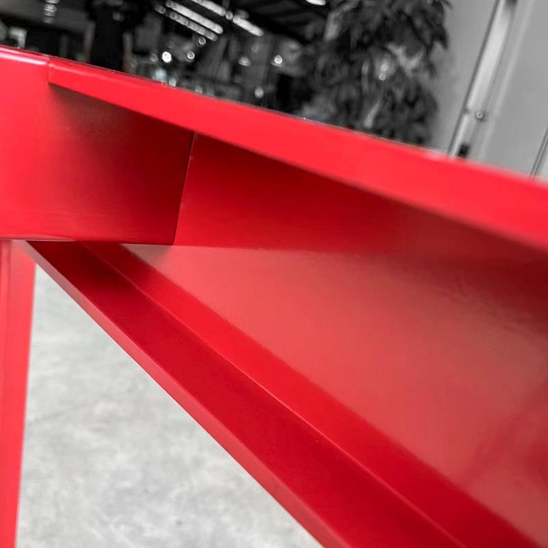 红色网红小红书碳素钢铁餐桌子桌腿实心加厚办公桌腿书桌支架桌脚 - 图2