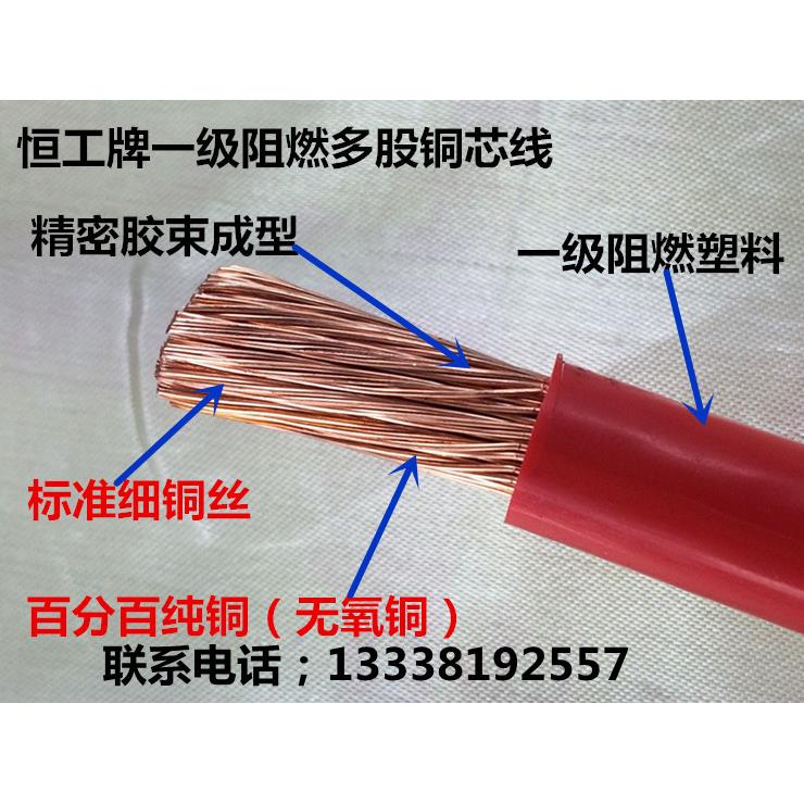 阻燃多股铜芯软电缆线 线BVR 2.5 4 6 10平方国标家装电线 线电源 - 图0