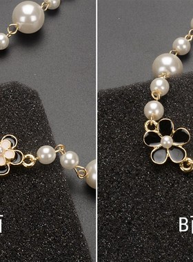 珍珠毛衣链长款挂件饰品q衣服配饰毛衣吊坠挂链女配饰时尚百搭项