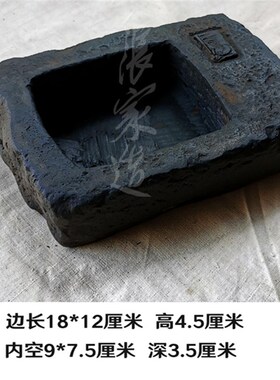 张家造仿古汉砖菖蒲盆文竹红枫富贵竹复古青砖花盆桌面摆件置物篮